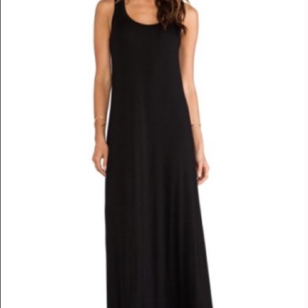 Banana Republic Black Sleeveless Maxi Dress